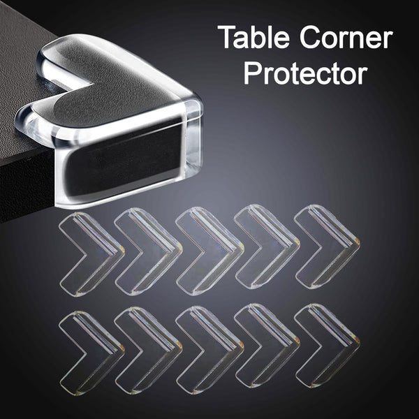 L Shape Safety Corner Protectors (10 Pcs Set) - justgrabit.in | Just Grab It