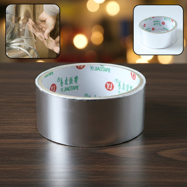 Heavy - Duty Aluminium Foil Adhesive Tape 85×40 mm (1 Pc) - justgrabit.in | Just Grab It