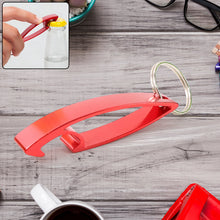 2 in 1 Compact Metal Bottle Opener with Keyring (1 Pc) - justgrabit.in | Just Grab It