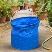 Folding Bucket, Portable, Round Bucket, Simple Bucket, With Handle, Multi - functional, For Outdoor Use, Fishing, Car Washing, Cleaning, Disaster Prevention, Portable, Lightweight, Durable (1 pc / Mix Color) - Justgrabit Inc.