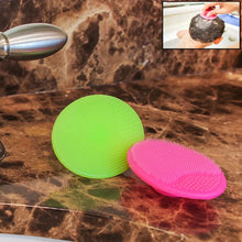Bath & Facial Cleansing Brush, Soft Silicone Face Scrubber (2 Pc Set) - Justgrabit Inc.