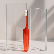 Portable Folding Toothbrush with Built - in Travel Case (1 Pc) - justgrabit.in | Just Grab It