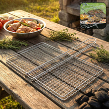 Heavy - Duty Stainless - Steel Barbecue Grill Basket (1 Pc) - justgrabit.in | Just Grab It