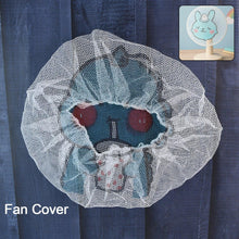 Cute Cartoon Character Fabric Mesh Fan Cover (1 Pc / Mix Design) - Justgrabit Inc.