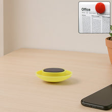 Yellow Board Magnets Circular Plastic Buttons (1 Pc) - justgrabit.in | Just Grab It