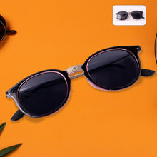 Pink UV Protected Round Sunglasses, classic Sunglasses for Men & Women, Lightweight - justgrabit.in | Just Grab It