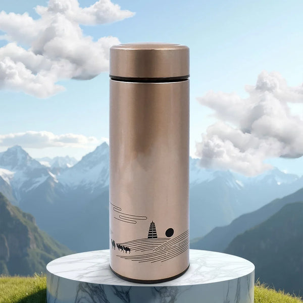 Vacuum Bottle, Double Wall Vacuum Mug, Stainless Steel water Bottle (350 ML Approx) - justgrabit.in | Just Grab It