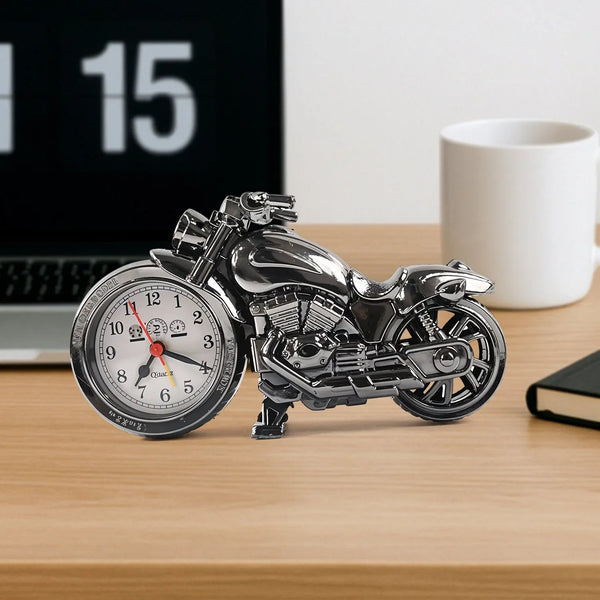 Motorcycle Alarm Clock, Motor Table Clock for Home Decor (1 Pc) - Justgrabit Inc.