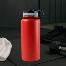 Red Stainless Steel Double Wall Vacuum - Insulated Drink Water Bottle (1000 ML) - justgrabit.in | Just Grab It
