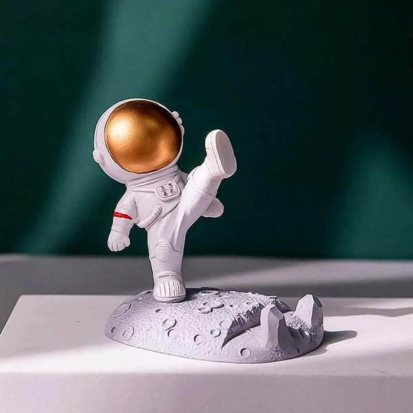 Mobile Holder Astronaut Phone Stand Planet Creative Fun 3D Design (1 Pc / Mix Design) - justgrabit.in | Just Grab It