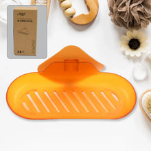 Plastic Soap Dish Holder for Bathroom Shower Wall Mounted Self Adhesive Soap Holder Saver Tray - Plastic Sponge Holder for Kitchen Storage Rack Soap Box, Bathroom ,Sabudani (1 Pc) - Justgrabit Inc.