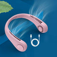 Portable Neck Fan: Holiday Hands Free Bladeless Neck Fan, 360° Cooling Hanging Fan, USB Rechargeable Personal Neck Fan, Wearable Neck Fan Suitable for Traveling - Justgrabit Inc.