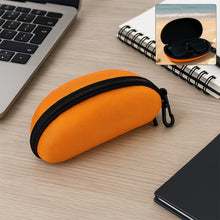 Portable Zipper Eye Glass Sunglasses Hard Case Cover (1 Pc) - justgrabit.in | Just Grab It