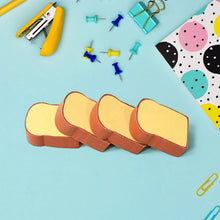 3D Toast Bread Shape Eraser for Kids, Cartoons Erasers Toast Bread Erasers Bread Shaped Eraser for Students, Gift, Cute Fun Food Erasers for School Classroom, Stationery for Boys & Girls (4 Pcs Set) - Justgrabit Inc.