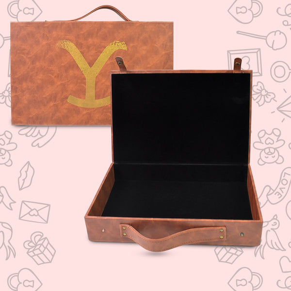 Multi Purpose Use Carrying Leather Case Briefcase (30×20 Cm / 1 Pc / B Grade) - justgrabit.in | Just Grab It