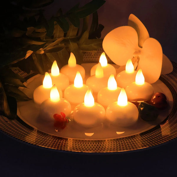 LED Floating Smokeless Candles (12 Pc) - Justgrabit Inc.