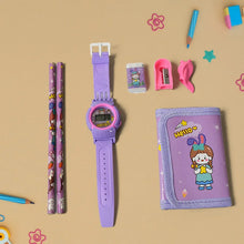 Stationery Set for Kids – 7 - in - 1 School Kit with Pencils, Eraser, Sharpener, Pouch & More (Pack of 7 Pcs) - Justgrabit Inc.