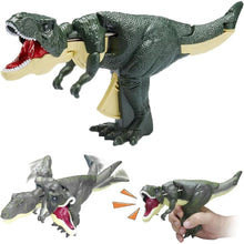 Dinosaur Roaring Toys Trigger, Dinosaurs Toys with Dinosaur Sound Lighting Model Vibrating Head Moving (3 + Years / 1 Pc) - Justgrabit Inc.