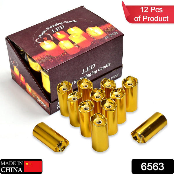 Big Swinging Candle 12pcs For Wedding Decoration And Birthday Party, Diwali - justgrabit.in | Just Grab It