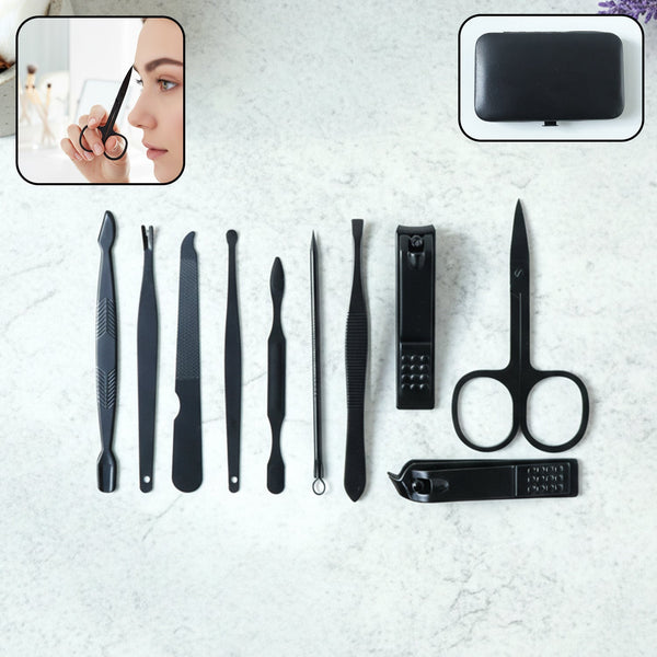 10 in 1 Professional Personal Grooming Manicure Pedicure Care Kit - justgrabit.in | Just Grab It