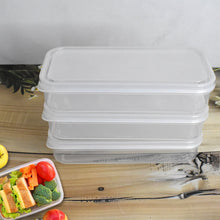 Plastic Square Lunch Box, Kitchen Containers Set (3 Pcs Set) - justgrabit.in | Just Grab It