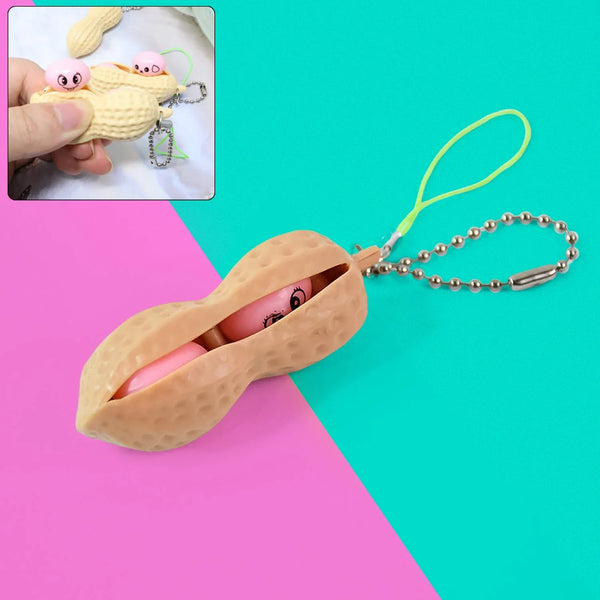 Peanut Popper Fidget Toy, Fun Peanut Pods Anxiety Stress Relief Toy (1Pc) - Justgrabit Inc.