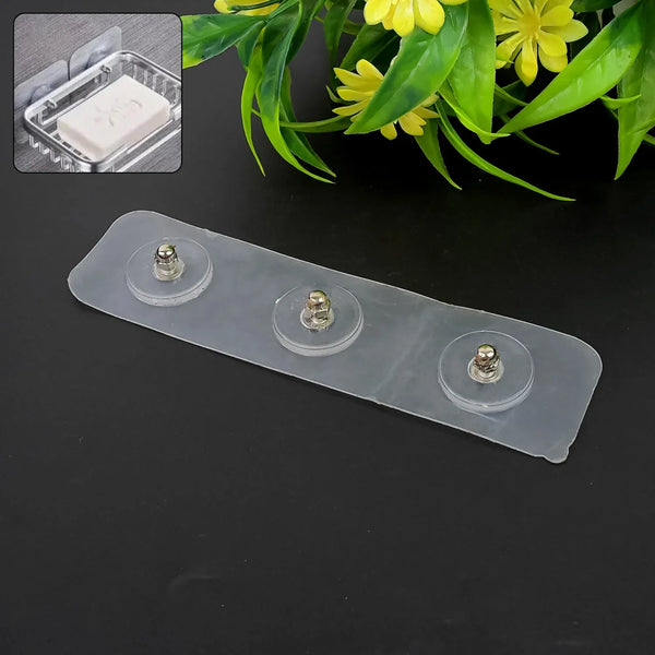 Adhesive Nails Wall Hooks (Screw Sticker / 3 Hook / 1 Pc / B Grade) - Justgrabit Inc.