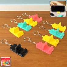 Plastic 2 - in - 1 Mobile Stand Keychain (9 Pc) - justgrabit.in | Just Grab It