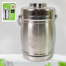 Stainless Steel Lunch Box, Insulated Lunch Box Double Vacuum‑Layer (2.2 Ltr.) - justgrabit.in | Just Grab It