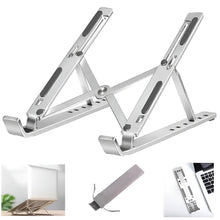 Home Foldable Height Adjustable Laptop Stand (1 Pc) - justgrabit.in | Just Grab It