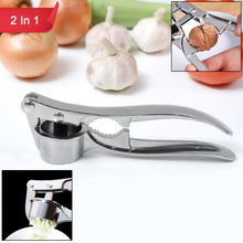 2 in1 Garlic Masher Premium Garlic Press & Walnut Cracker Opener (1 Pc) - justgrabit.in | Just Grab It