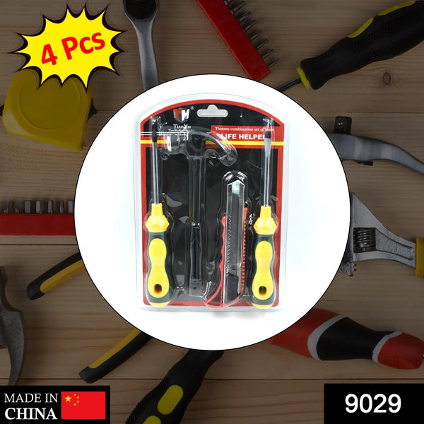 4 Pc Helper Tool Set used while doing plumbing and electrician repairment in all kinds of places like household and official departments etc. - justgrabit.in | Just Grab It