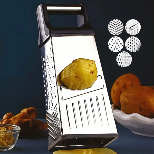 Apex 5 - in - 1 Master Stainless Steel Multipurpose Slicer and Grater - Justgrabit Inc.