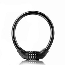 Bike Lock Cable Resettable Cable Lock - Self Coiling 4 Digit Combination Bike Lock - justgrabit.in | Just Grab It