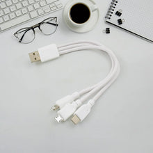 3 In 1 Charging Cable Fast Charging Cord USB Cable 3.5 Amp (1 Pc) - justgrabit.in | Just Grab It