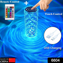 Crystal Touch Night Light for Bedroom Decor (16 Colors, Remote, USB) - justgrabit.in | Just Grab It