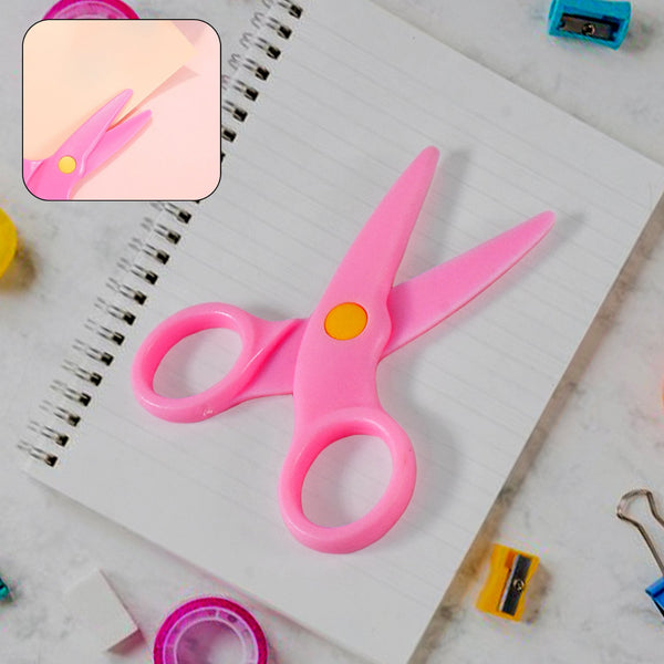 Child - Safe Plastic Scissors Set for Toddlers & Preschool Kids - Art & Craft Supplies - justgrabit.in | Just Grab It