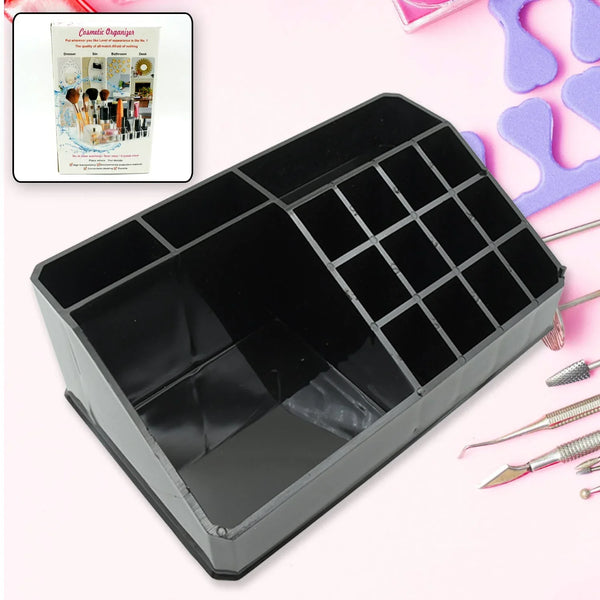 Cosmetic Organiser 16 Compartment Cosmetic Makeup Storage Organiser Box - Justgrabit Inc.