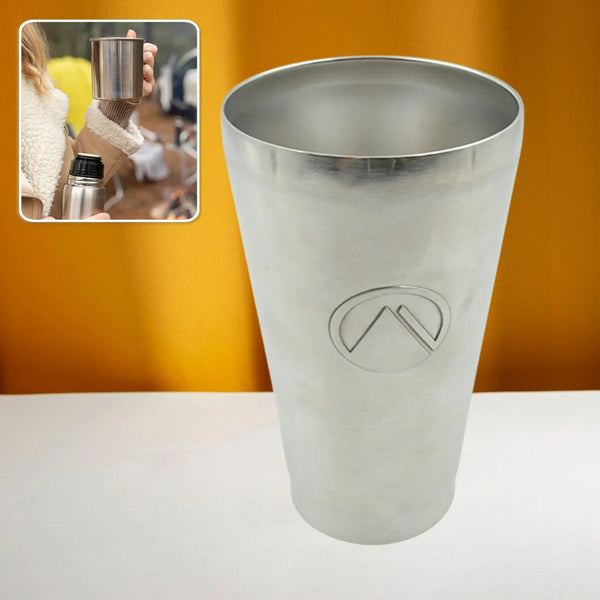 Stainless Steel Vacuum Insulated Travel Mug – Unbreakable Reusable Drinking Glass for Home & Office, Tumbler (1 Pc) - Justgrabit Inc.