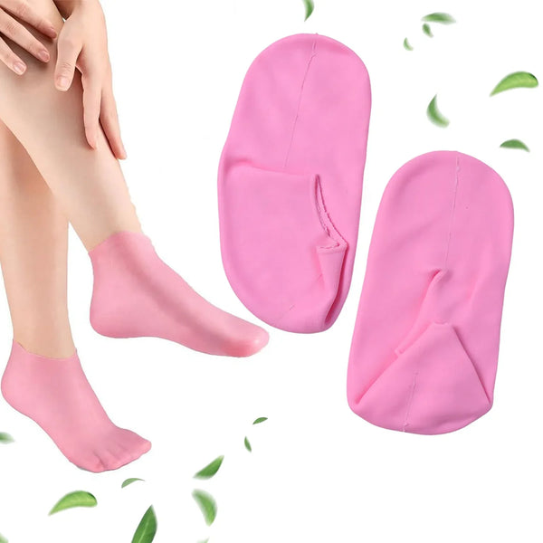 Silicone Moisturizing Socks (1 Pair) - Justgrabit Inc.