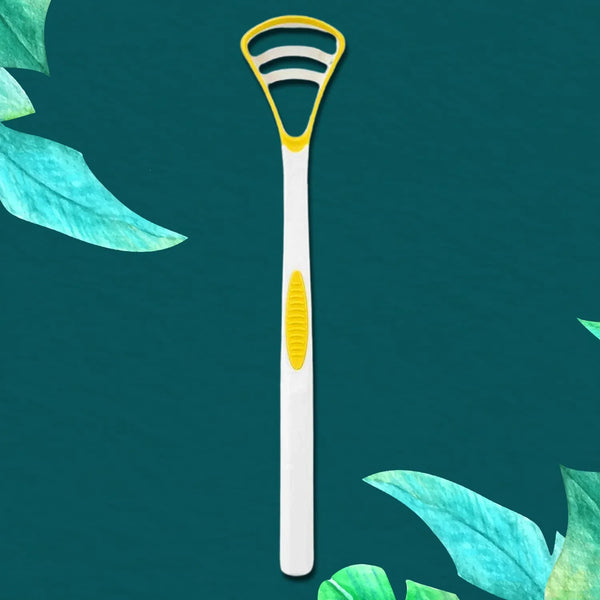 Oral Tongue Cleaner Brush Scraper Health Personal Care Dental Care Tongue Cleaner (1 Pc / Multicolor) - justgrabit.in | Just Grab It