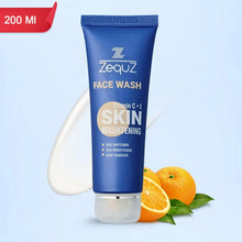 Zequz Vitamin C + E Brightening Face Wash - (200 ML) - justgrabit.in | Just Grab It