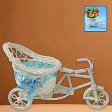 Plastic Cycle Flower vases for Home decor; Bicycle Flower Pot Stand - Justgrabit Inc.
