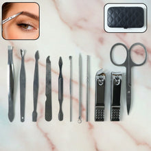 11 in 1 Stainless Steel Personal Grooming Manicure Pedicure Care Kit - justgrabit.in | Just Grab It