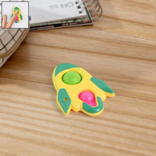 Rocket Shaped Dimple Keychain Toy (1 Pc) - Justgrabit Inc.