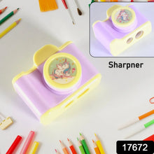 Camera Shape Pencil Sharpener – Stylish & Lightweight Manual Sharpener for Kids & Office Use (1 Pc) - Justgrabit Inc.