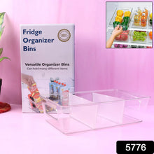 Plastic Refrigerator Organizer Bins, 1 Stackable Fridge Organizers with Handle, Clear Organizing Food Fruit Vegetables Pantry Storage Bins for Freezer kitchen Cabinet Organization and Storage (1 Pc Mix Color) - Justgrabit Inc.