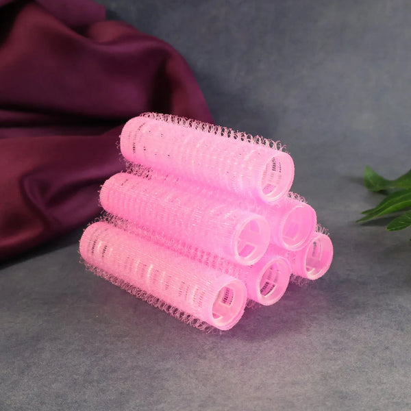 Premium Self - Grip Hair Rollers (6 Pc / Set ) - justgrabit.in | Just Grab It