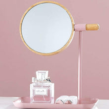 Modern Round Tabletop Makeup Mirror (1 Set) - justgrabit.in | Just Grab It