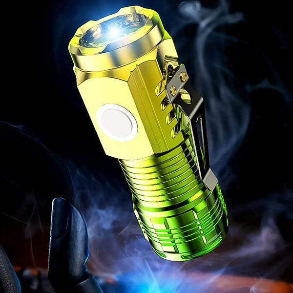 USB Chargeable Mini 3 LED Flashlight / Torch Light (1 Pc) - Justgrabit Inc.